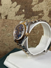 Rolex | Datejust | 69173 | Yellow gold | 26 mm | Gold/Steel | Blue | Automatic
