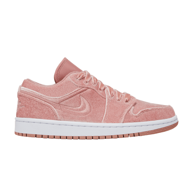 Air Jordan 1 Low Pink Velvet Rust Pink