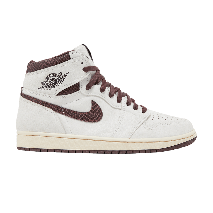 NIKE AIR JORDAN 1 HIGH X A MA MANIÉRE Off White AND BURGUNDY