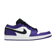 JORDAN 1 LOW COURT PURPLE WHITE