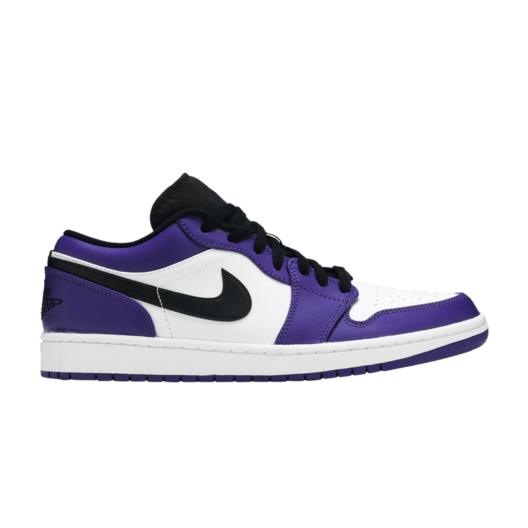 JORDAN 1 LOW COURT PURPLE WHITE