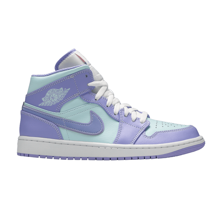 Air Jordan 1 Mid Purple Aqua