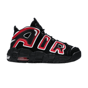 Nike Air More Uptempo Black White Laser Crimson