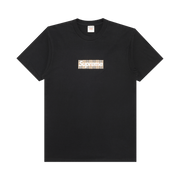 Supreme x Burberry Box Logo Black T-Shirt