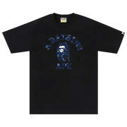 Bape - Color Camo College T-Shirt Black / Navy (SS23)