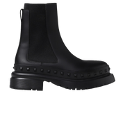Valentino Rockstud M-Way Ankle Boot Black