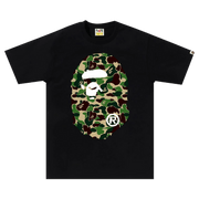 ABC CAMO BIG APE HEAD RELAXED TEE BLACKGREEN
