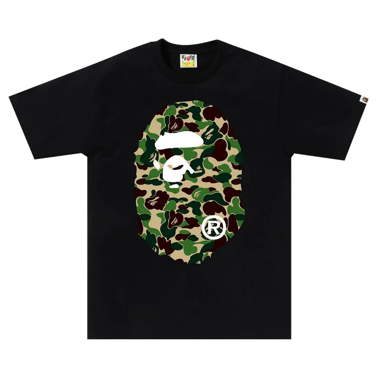 ABC CAMO BIG APE HEAD RELAXED TEE BLACKGREEN