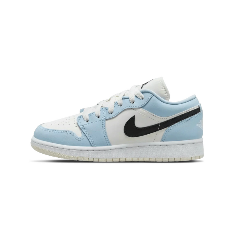 Jordan 1 Low Ice Blue Black GS