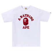 Bape - Color Camo College T-Shirt White /Red (SS23)