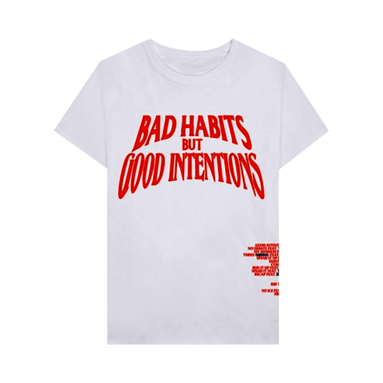VLone x Nav Good Intention White T-Shirt