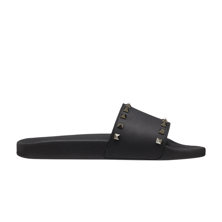 Valentino Rockstud Slide Black