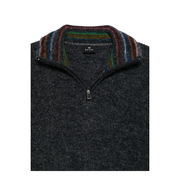 Zip-Up Turtleneck Sweater