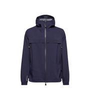 Hooded Shell Jacket - Navy Blue