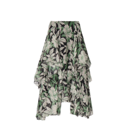 Skirt in Silk Multicolor