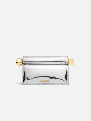 Jacquemus The Rond CarreClutch Take-Out Clutch Silver