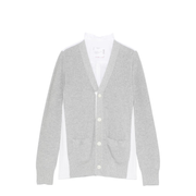 White V-Necked Cardigan