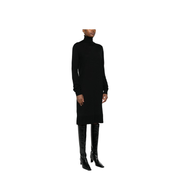 Wool Turtleneck Midi Dress
