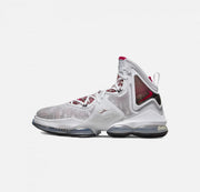 Nike LEBRON 19 { WHITE / UNIVERSITY RED