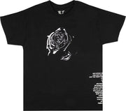 SHOOT FOR THE STARS AIM FOR THE MOON TRACKLIST TSHIRT BLACK