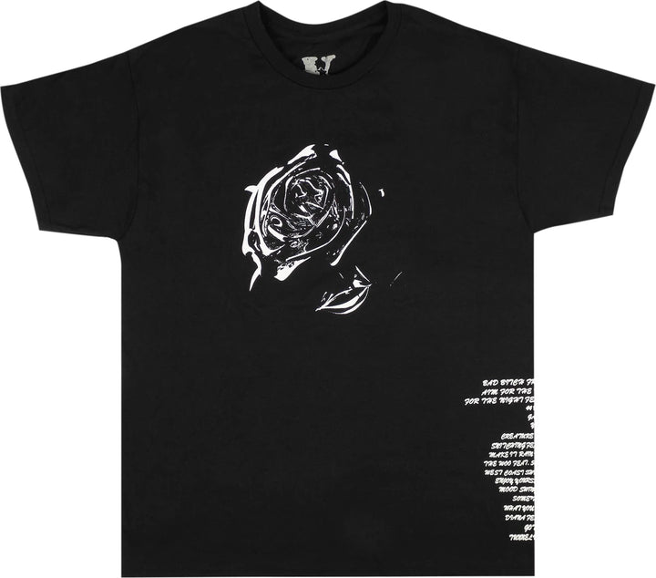 SHOOT FOR THE STARS AIM FOR THE MOON TRACKLIST TSHIRT BLACK