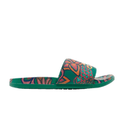 Adidas Wmns Adilette Comfort Slide 'Floral - Bold Green'
