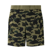 BAPE 1st Camo Sweat Shorts Green