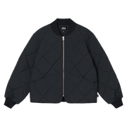 Stussy Dice Quilted Liner Jacket Black