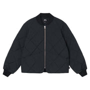 Stussy Dice Quilted Liner Jacket Black