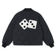 Stussy Dice Quilted Liner Jacket Black