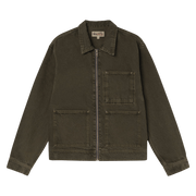 Stussy Denim Zip Work Jacket Olive