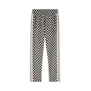 Palm Angels Jacquard Damier Classic Track Pants Black/Red