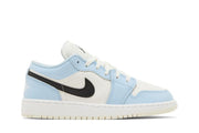 Jordan 1 Low Ice Blue Black GS