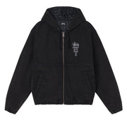 Stussy Canvas Insulated Work Jacket Black