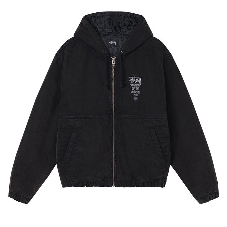 Stussy Canvas Insulated Work Jacket Black