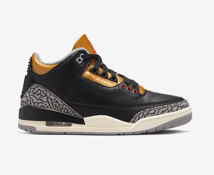 Wmns Air Jordan 3 Retro 'Black Gold'