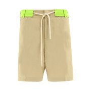 Palm Angels Track Belt Shorts Off White