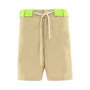 Palm Angels Track Belt Shorts Off White