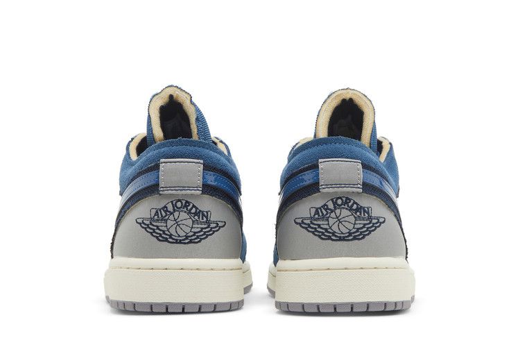 Wmns Air Jordan 1 Low Se Black Dark Obsidian Off White