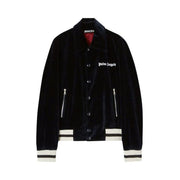 Palm Angels Sunday Baseball Jacket Indigo/Off White