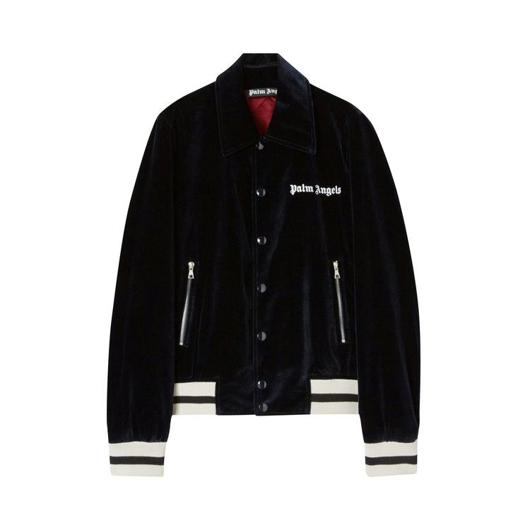 Palm Angels Sunday Baseball Jacket Indigo/Off White