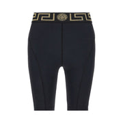 Versace Greca Border Biker Shorts Black