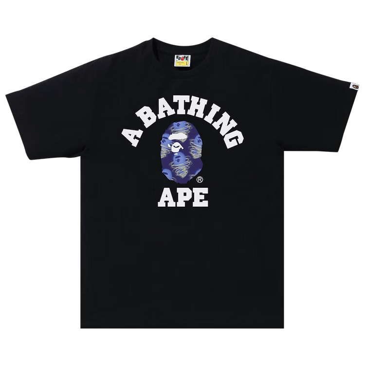 BAPE Storm College T-Shirt Black/Purple