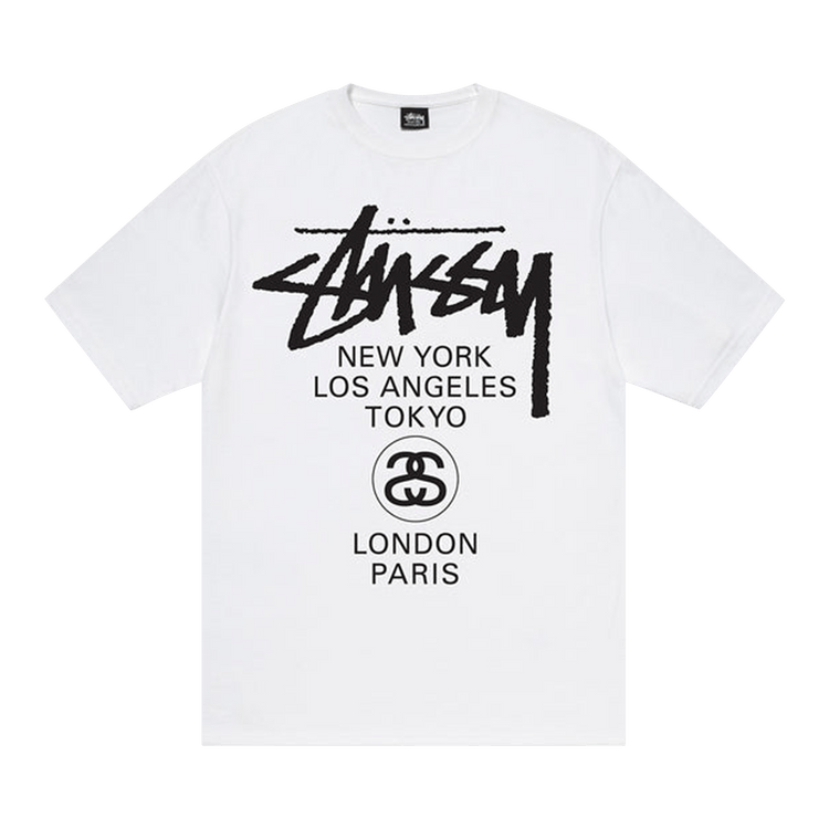 Stussy World Tour T-Shirt White