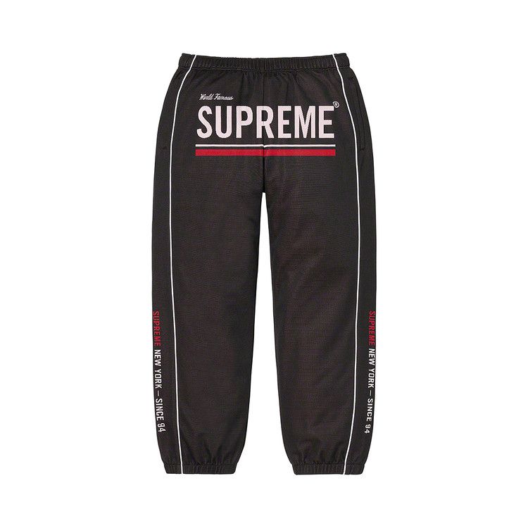 Supreme World Famous Jacquard Track Pant Black