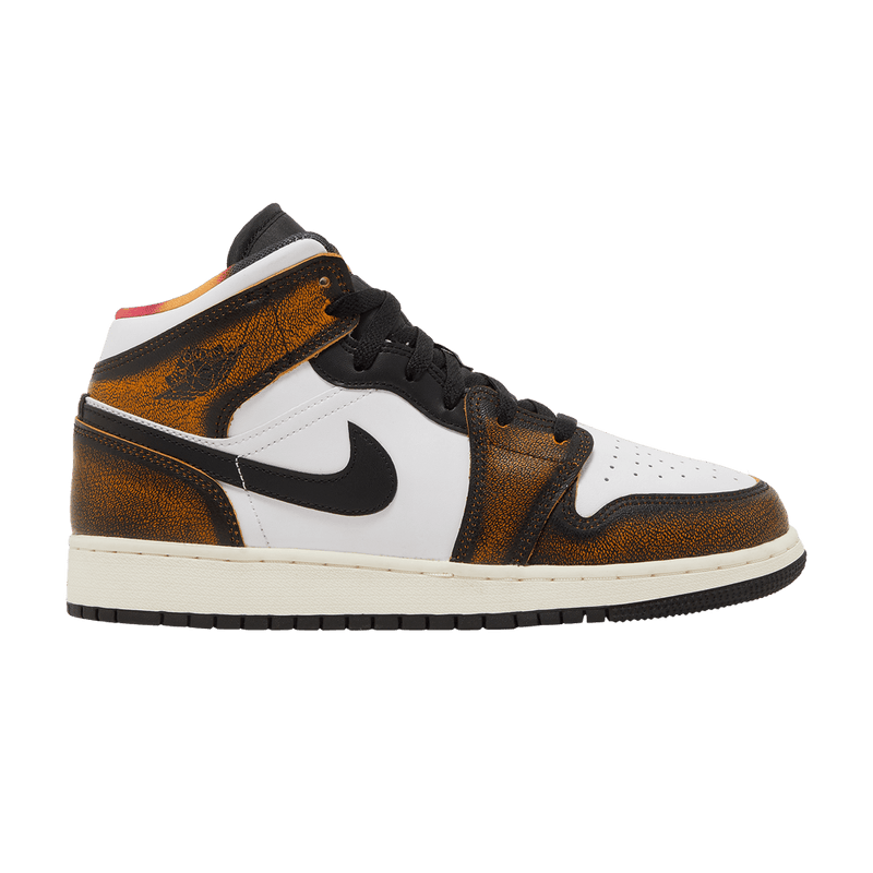 Air Jordan 1 Mid SE GS Wear-Away - Taxi