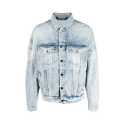 Palm Angels Back Logo Denim Jacket Light/Blue