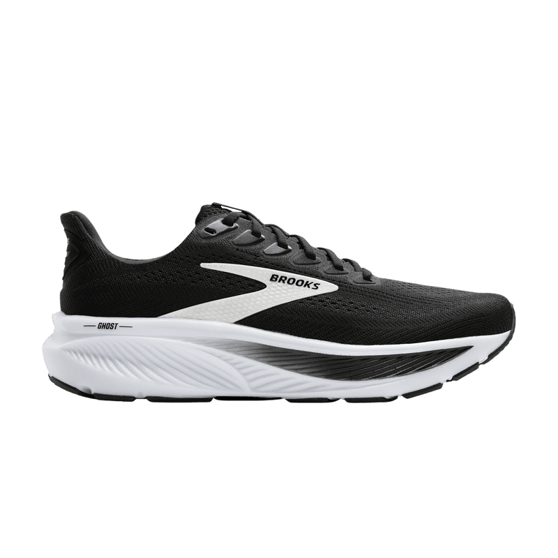 Brooks Ghost 17 Black Grey White