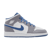Air Jordan 1 Mid GS Cement True Blue