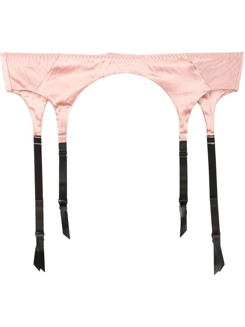 satin garter belt